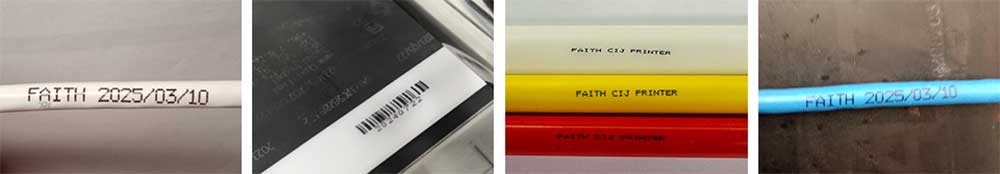 Continuous Inkjet Printers Print Cables And Pipes
