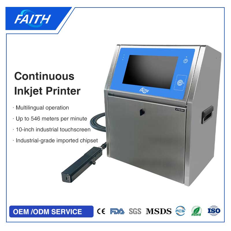 FAITH's Latest Customized Continuous Inkjet Printer