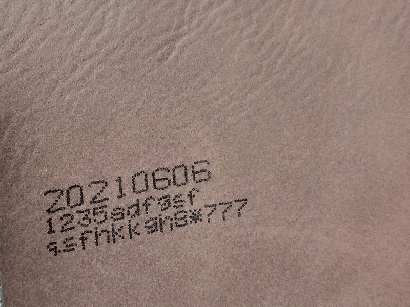 Application Of Continuous Inkjet Printer On Leather