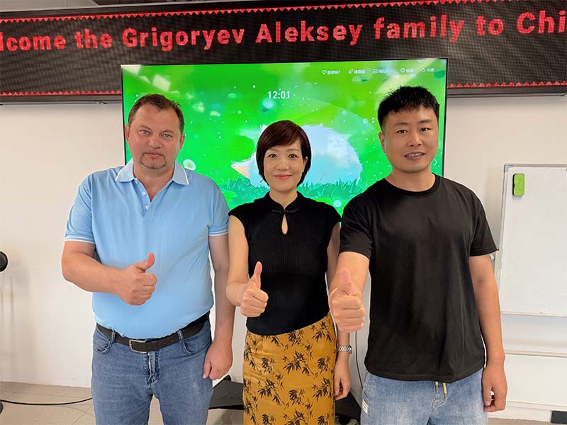 Turkmenistan customers visit Shenyang Technology Co., Ltd.