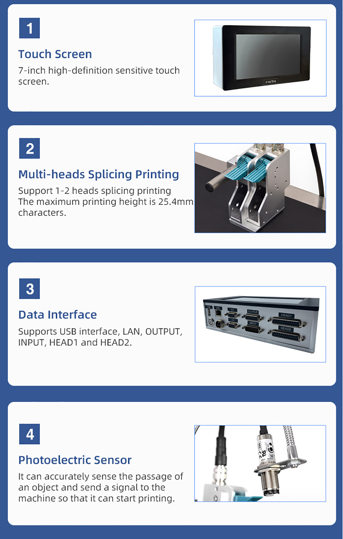 Faith TIJ online inkjet printer