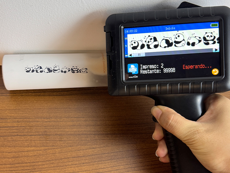 Application of handheld inkjet printers in cosmetics