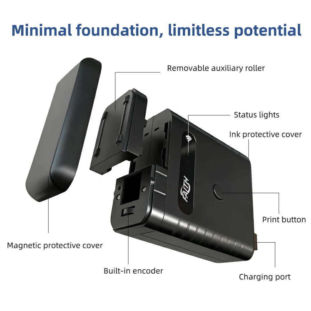Screenless Mini Handheld Inkjet Printer