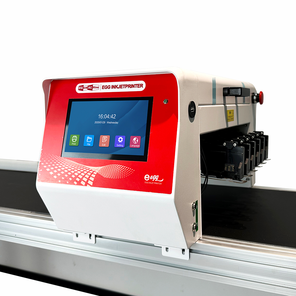 Automatic Egg Date Coding Printing Machine Stamping Expiry Code On Egg Inkjet Printer