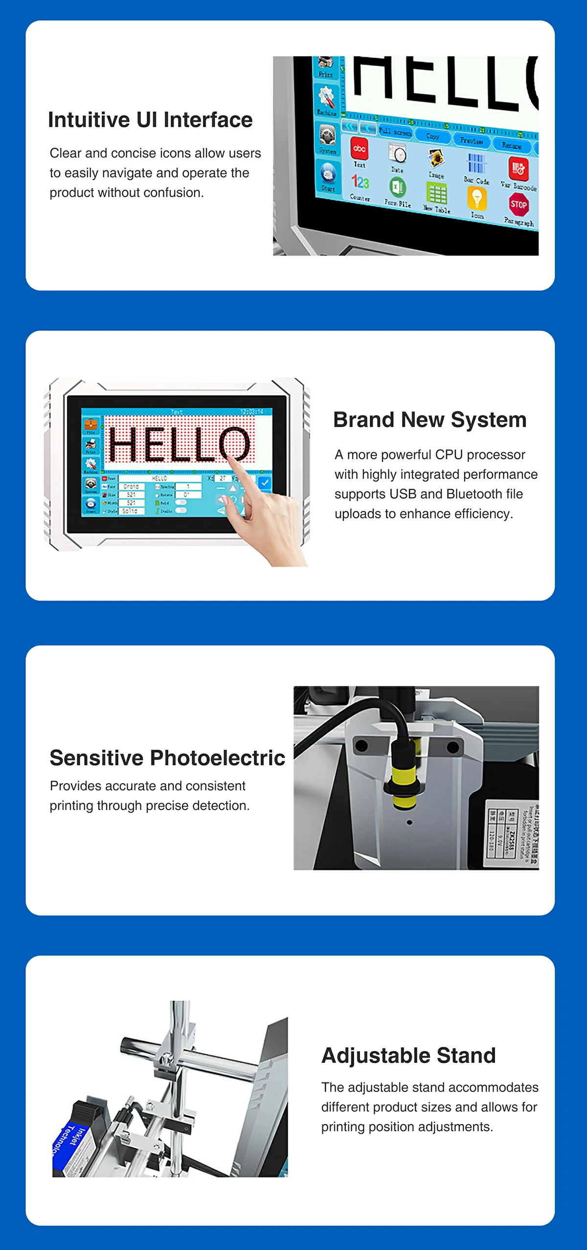 110 M/min Online Inkjet Printer